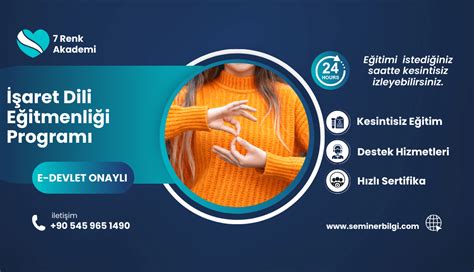 İşaret Dili Eğitmenliği ve Tercümanlık Eğitimleri